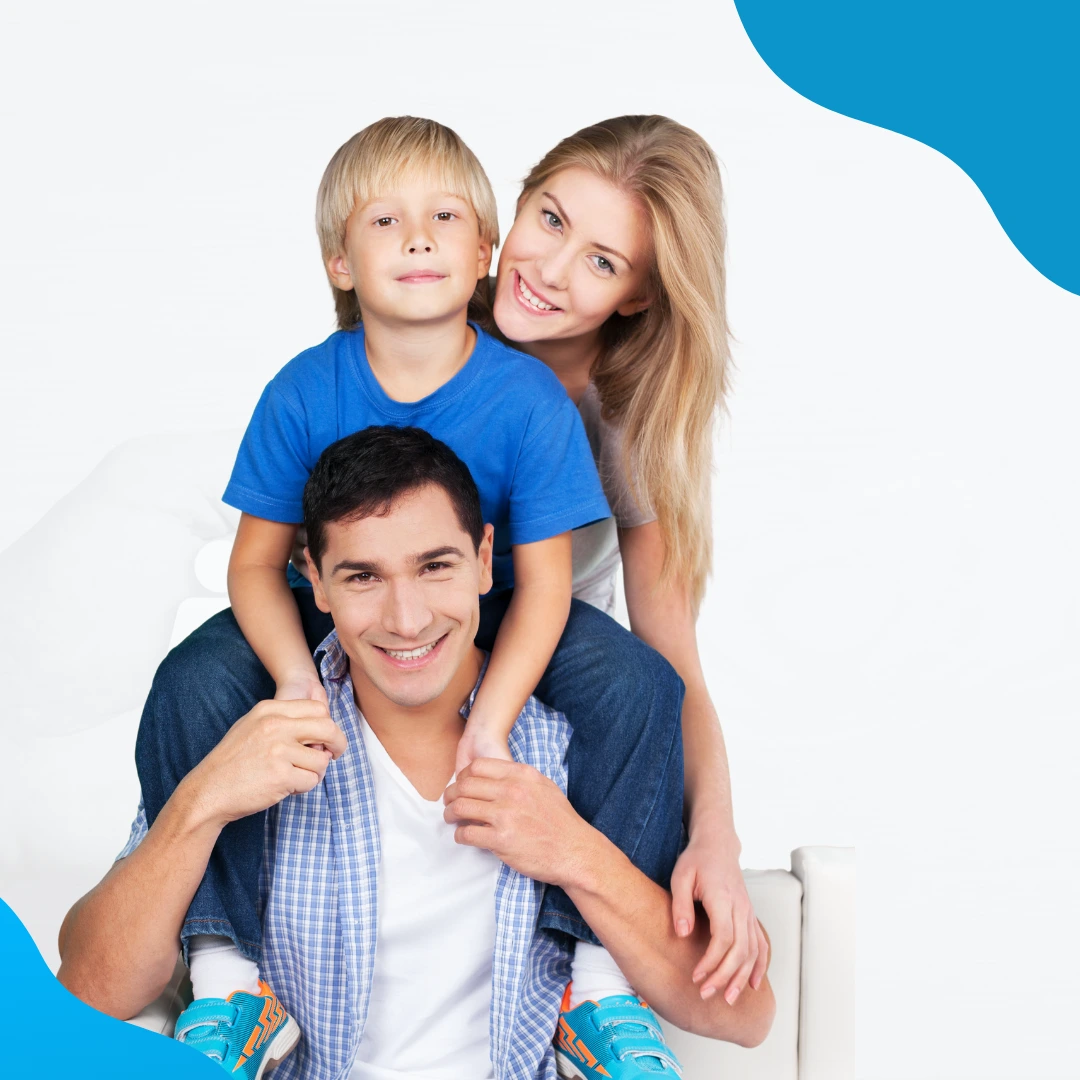 Family together enjoying time